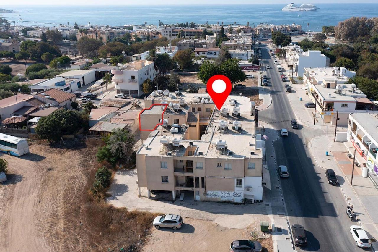 Lovely Ap In The Center Of Kato Paphos Exteriör bild